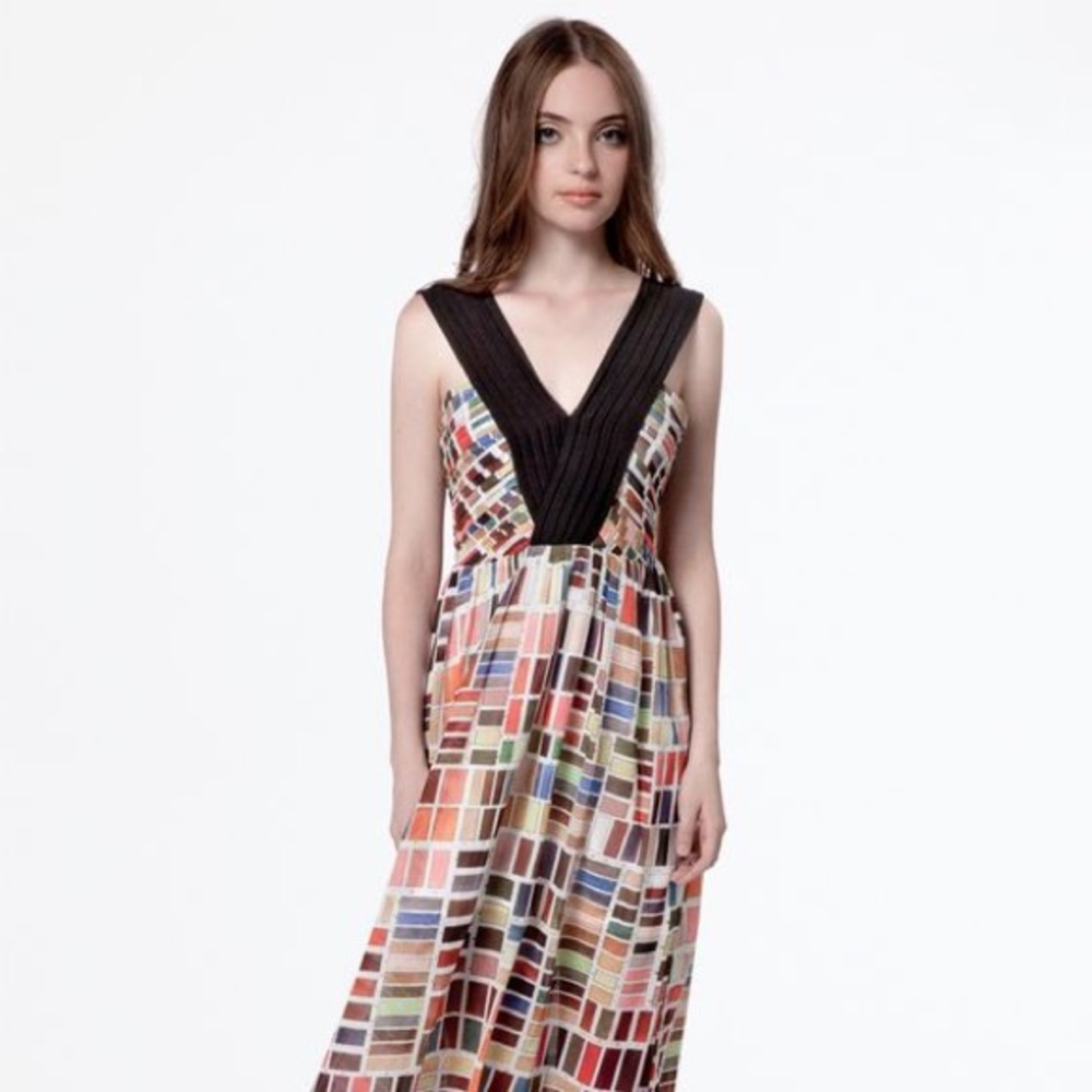 Dear Creatures Cross My Heart Maxi Dress NWT